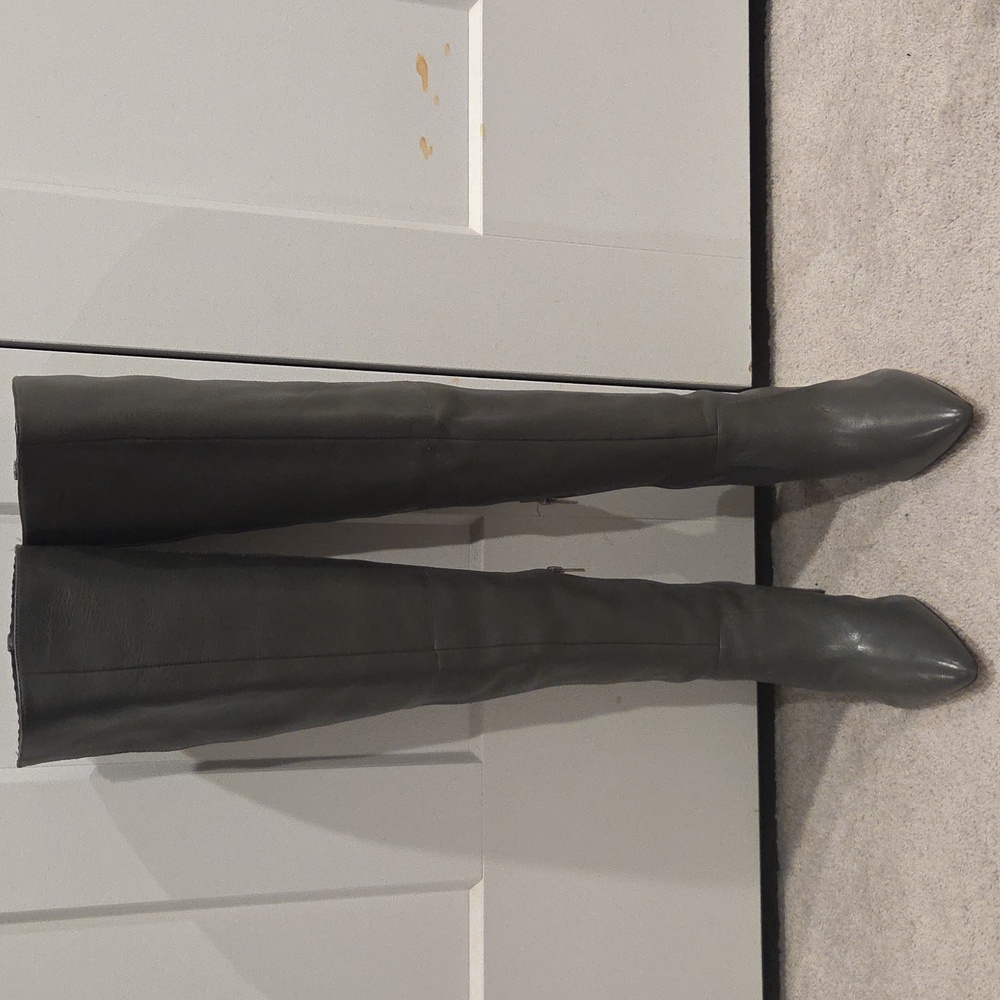 Vince Camuyo Majestie gray knee-high boots - Picture 2 of 9